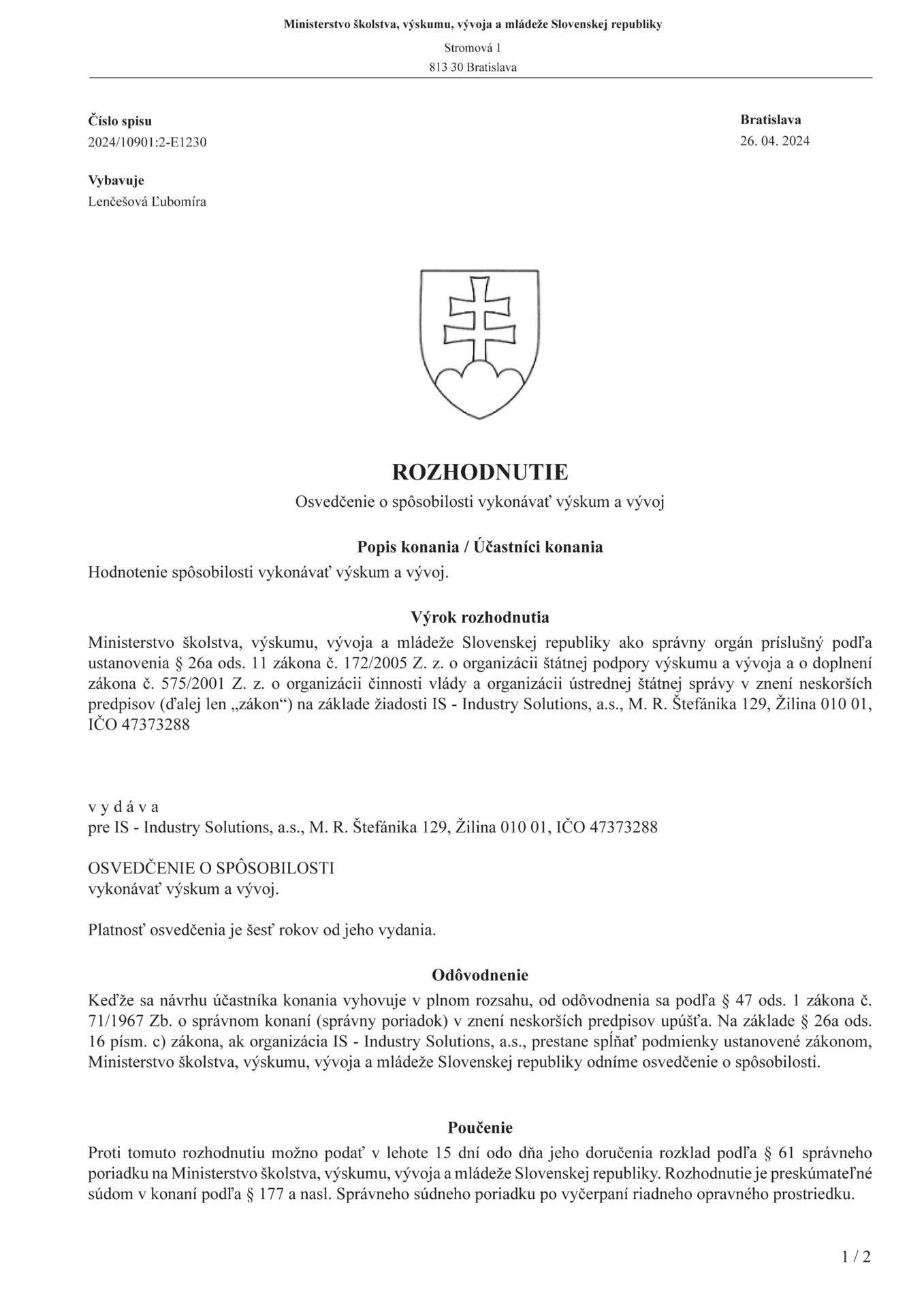 OSVEDCENIE_o_SPOSOBILOSTI_na_VYSKUM_a_VYVOJ_1.jpg